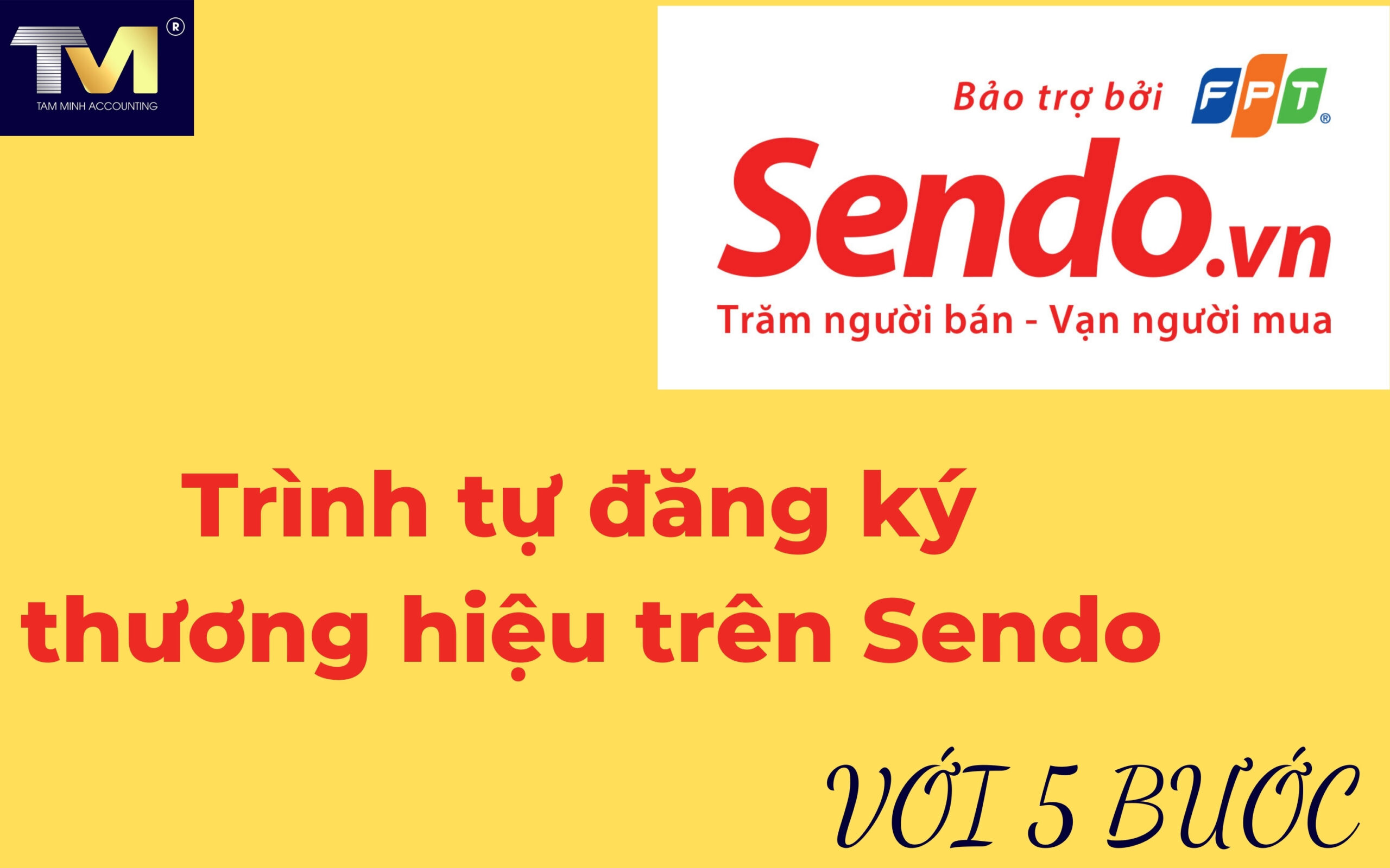 đăng ký nhãn hiệu cho sản phẩm trên trang Sendo.vn