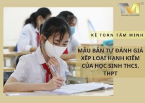 Mẫu bản tự đánh giá xếp loại hạnh kiểm của học sinh THCS, THPT