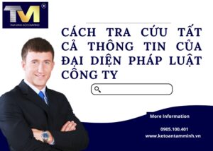 tra cứu thông tin của đại diện pháp luật công ty