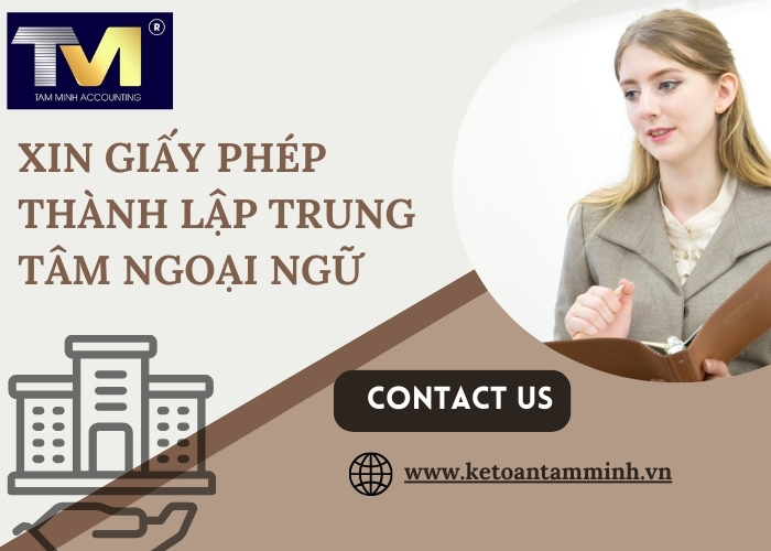 xin giấy phép thành lập trung tâm ngoại ngữ