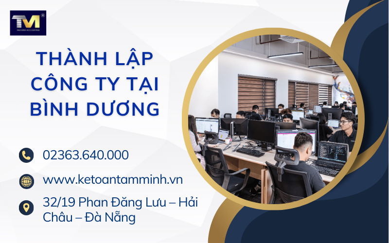 thành lập công ty tại Bình Dương