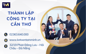 thành lập công ty tại Cần Thơ