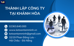 Thành lập công ty tại Khánh Hòa