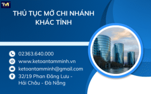 Thủ tục mở chi nhánh khác tỉnh