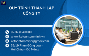 quy trình thành lập công ty