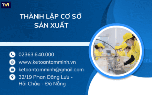 thành lập cơ sở sản xuất