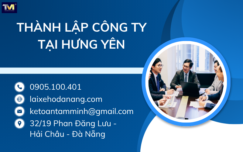 thành lập công ty tại Hưng Yên