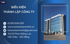 Điều kiện thành lập công ty