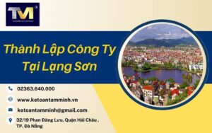 Thành Lập Công Ty tại Lạng Sơn
