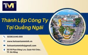Thành Lập Công Ty tại Quảng Ngãi