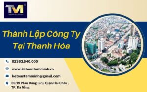 Thành Lập Công Ty tại Thanh Hóa