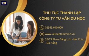 Thủ tục thành lập công ty tư vấn du học
