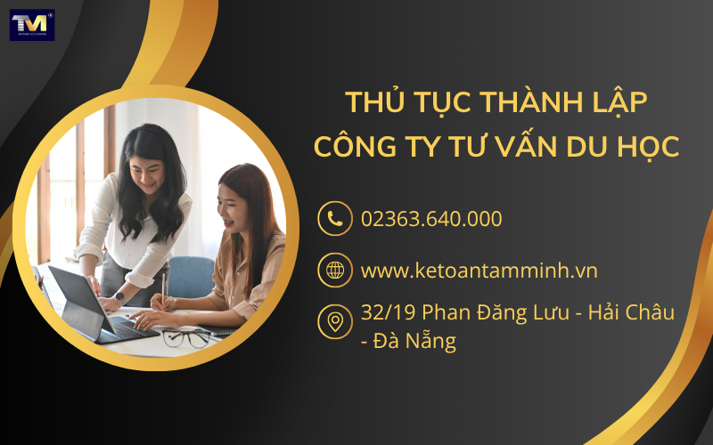 Thủ tục thành lập công ty tư vấn du học