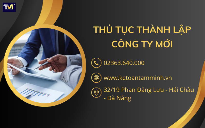thủ tục thành lập công ty mới