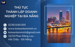 thủ tục thành lập doanh nghiệp tại Đà Nẵng