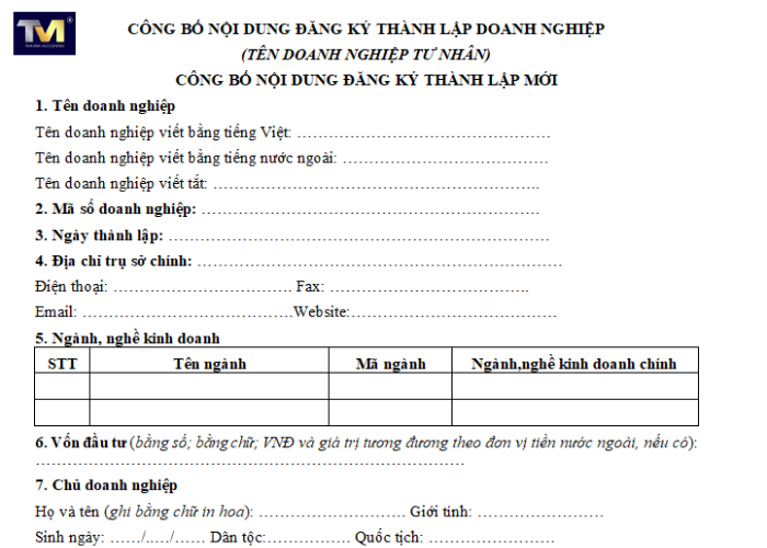 Điều kiện thành lập công ty kế toán (5) Điều kiện thành lập công ty kế toán (5)