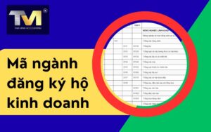 mã ngành đăng ký hộ kinh doanh