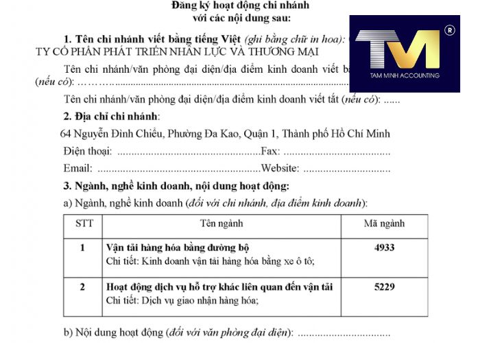 mẫu đăng ký thành lập chi nhánh công ty (3) mẫu đăng ký thành lập chi nhánh công ty (3)