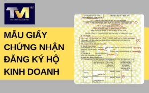 mẫu giấy chứng nhận đăng ký hộ kinh doanh