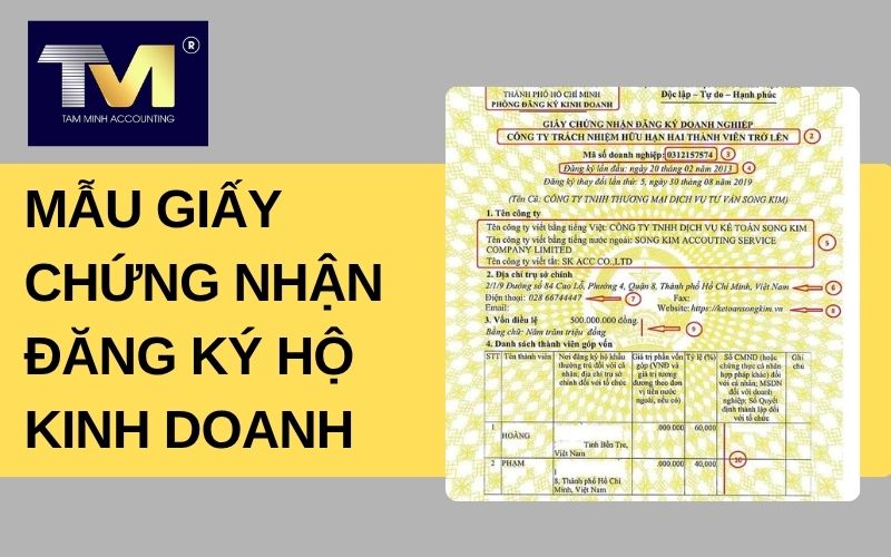 mẫu giấy chứng nhận đăng ký hộ kinh doanh
