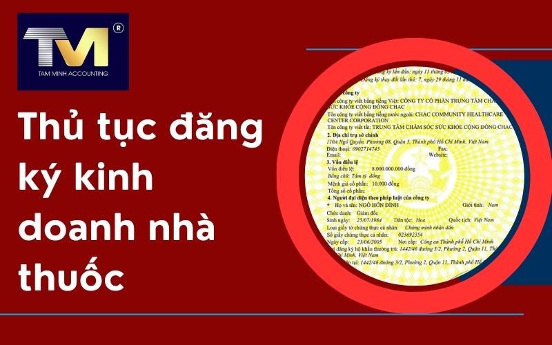 thủ tục đăng ký kinh doanh nhà thuốc