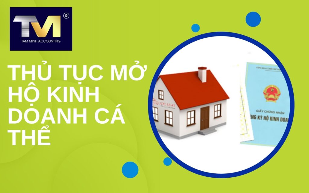 thủ tục mở hộ kinh doanh cá thể