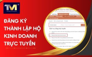 đăng ký thành lập hộ kinh doanh trực tuyến