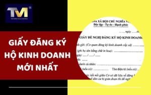 giấy đăng ký hộ kinh doanh mới nhất