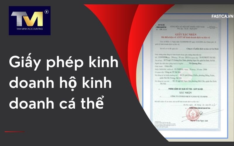giấy phép kinh doanh hộ kinh doanh cá thể