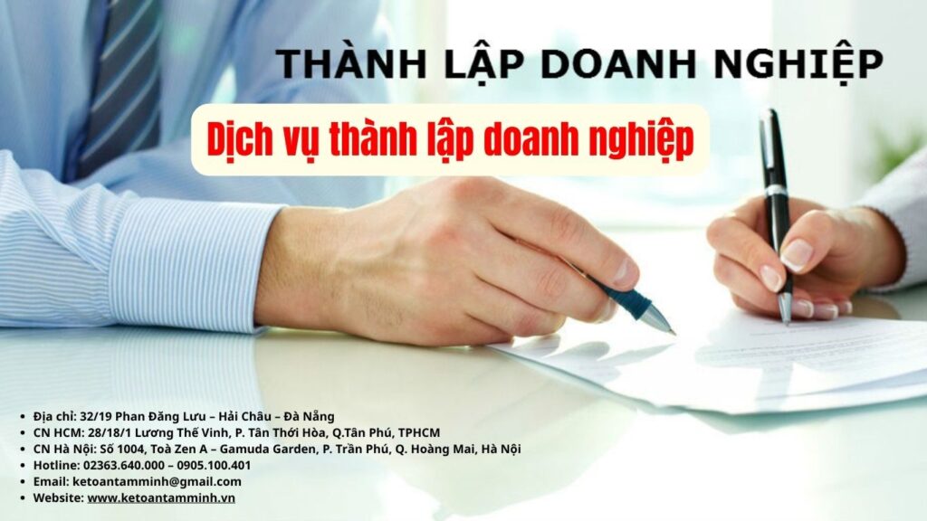 dịch vụ thành lập doanh nghiệp