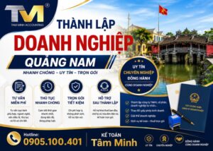 thành lập doanh nghiệp Quảng Nam