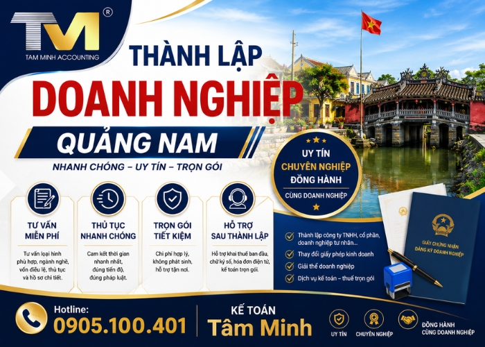thành lập doanh nghiệp Quảng Nam