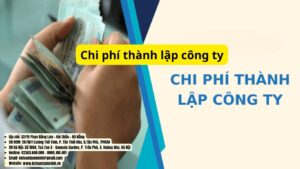 chi phí thành lập công ty