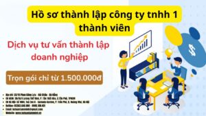 hồ sơ thành lập công ty tnhh 1 thành viên