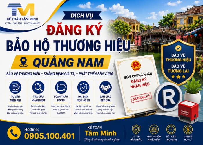 dịch vụ đăng ký bảo hộ thương hiệu Quảng Nam