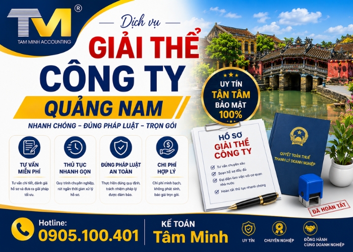 dịch vụ giải thể công ty Quảng Nam